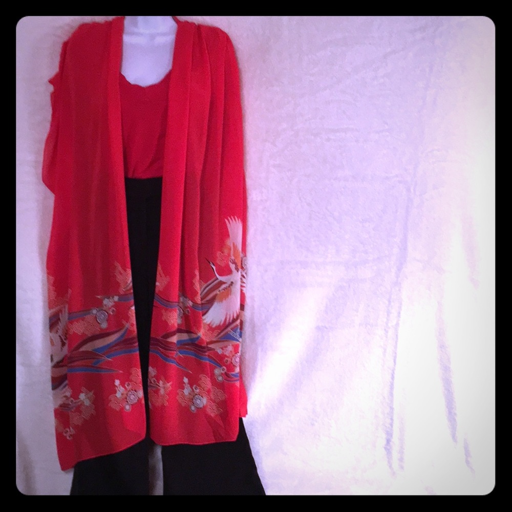 Red Kimono by Forever 21